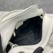 Balenciaga Neo Cagole Motorcycle White Bag Size 26 x 13 x 18 cm - 5