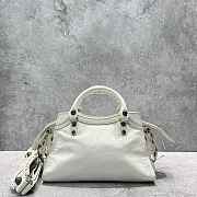 Balenciaga Neo Cagole Motorcycle White Bag Size 26 x 13 x 18 cm - 3