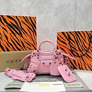 Balenciaga Neo Cagole Motorcycle Pink Bag Size 26 x 13 x 18 cm - 1