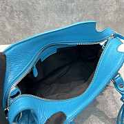 Balenciaga Neo Cagole Motorcycle Blue Bag Size 26 x 13 x 18 cm - 2