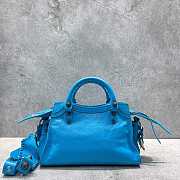 Balenciaga Neo Cagole Motorcycle Blue Bag Size 26 x 13 x 18 cm - 3