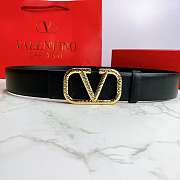 Valentino Reverisble Belt Black Size 4 cm wide - 1