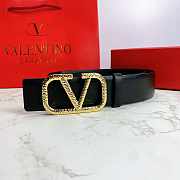 Valentino Reverisble Belt Black Size 4 cm wide - 6