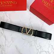 Valentino Reverisble Belt Black Size 4 cm wide - 4