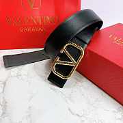 Valentino Reverisble Belt Black Size 4 cm wide - 3