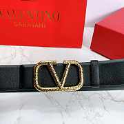 Valentino Reverisble Belt Black Size 4 cm wide - 2