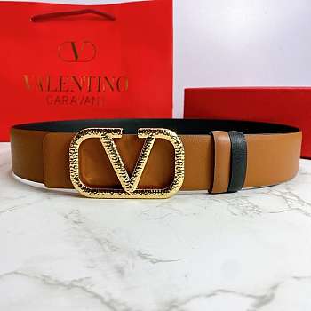 Valentino Reverisble Belt Brown/Black Size 4 cm wide