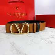 Valentino Reverisble Belt Brown/Black Size 4 cm wide - 3