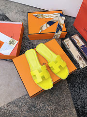 Hermes Slippers Yellow - 1