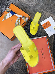 Hermes Slippers Yellow - 2