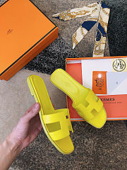 Hermes Slippers Yellow - 3