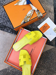 Hermes Slippers Yellow - 6