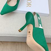 Dior J'adior Slingback Heels Green 10cm - 5