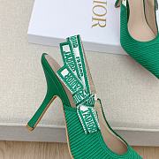 Dior J'adior Slingback Heels Green 10cm - 6