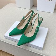 Dior J'adior Slingback Heels Green 10cm - 3