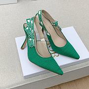 Dior J'adior Slingback Heels Green 10cm - 2
