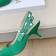 Dior J'adior Slingback Heels Green 6.5cm - 4