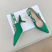 Dior J'adior Slingback Heels Green 6.5cm - 6