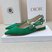 Dior J'adior Slingback Flat Green - 1