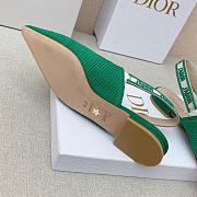 Dior J'adior Slingback Flat Green - 3