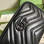 GG Marmont Mini Black Shoulder Bag Black Hardware 634936 18cm - 6
