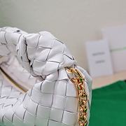 Bottega Veneta Mini Jodie Chain Strap White Size 28 x 23 x 8 cm - 6