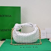 Bottega Veneta Mini Jodie Chain Strap White Size 28 x 23 x 8 cm - 2