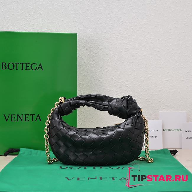 Bottega Veneta Mini Jodie Chain Strap Black Size 28 x 23 x 8 cm - 1