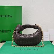 Bottega Veneta Mini Jodie Chain Strap Dark Brown Size 28 x 23 x 8 cm - 4
