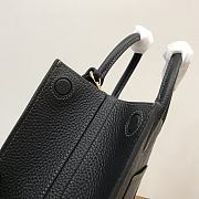 Burberry Mini Leather Frances Bag Black Size 27 x 11 x 20 cm - 3