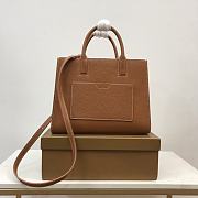 Burberry Mini Leather Frances Bag Brown Size 27 x 11 x 20 cm - 6
