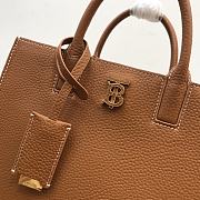 Burberry Mini Leather Frances Bag Brown Size 27 x 11 x 20 cm - 2