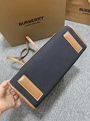 Burberry Two-tone Small Freya Tote Black/Tan 33 x 12.5 x26cm - 3