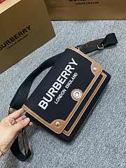 Burberry Horseferry Motif Crossbody Bag Black/Tan 25 x 8.5x 18cm - 1