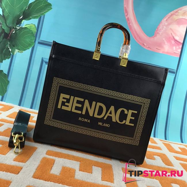 Versace Fendace Logo Sunshine Tote Bag 35 x 31 x 17 cm - 1