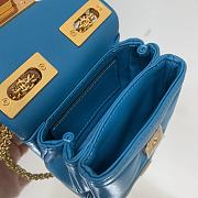 Valentino Garavani One Stud Crossbody Bag Blue Size 11x8x5 cm - 3