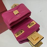Valentino Garavani One Stud Crossbody Bag Pink Size 11x8x5 cm - 4