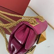 Valentino Garavani One Stud Crossbody Bag Pink Size 11x8x5 cm - 3