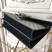 Gucci Dionysus Medium GG Shoulder Bag Black Size 30x21x10 cm - 5