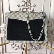 Gucci Dionysus Medium GG Shoulder Bag Black Size 30x21x10 cm - 3