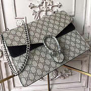 Gucci Dionysus Medium GG Shoulder Bag Black Size 30x21x10 cm - 2