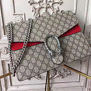 Gucci Dionysus Medium GG Shoulder Bag Red Size 30x21x10 cm - 2