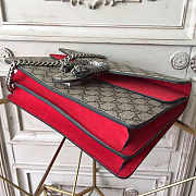 Gucci Dionysus GG Supreme Mini Bag Red Size 20x16x5 cm - 6