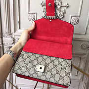 Gucci Dionysus GG Supreme Mini Bag Red Size 20x16x5 cm - 4
