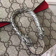 Gucci Dionysus GG Supreme Mini Bag Red Size 20x16x5 cm - 2