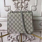 Gucci Dionysus GG Supreme Mini Bag Beige Size 20x16x5 cm - 2