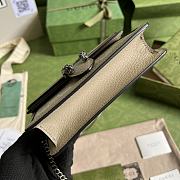 Gucci Dionysus GG Super Mini Bag Oatmeal Leather 476432 Size 16.5x10x4 cm - 3