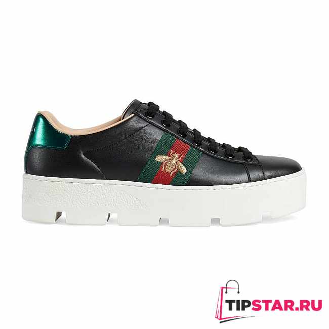 GUCCI Women Ace Embroidered Sneaker - 1