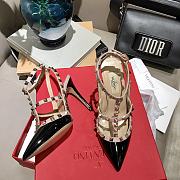 Valentino High Heels 10cm Black Patent Leather - 2