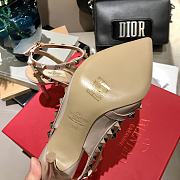 Valentino High Heels 10cm Nude Pink Patent Leather - 6